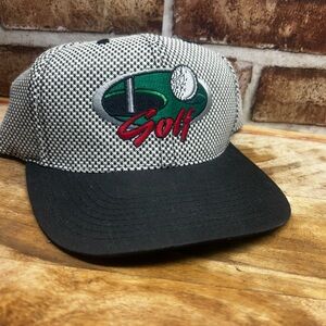 Vintage SnapBack Baseball Hat Cap GOLF BIRDIE
Hole in One -